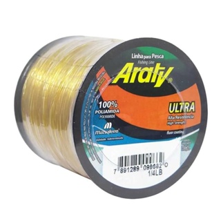 Linha Monofilamento Araty Ultra 1/4 Lb – Mazzaferro Ouro 0,60mm - 350 mts em Oferta na Shopee