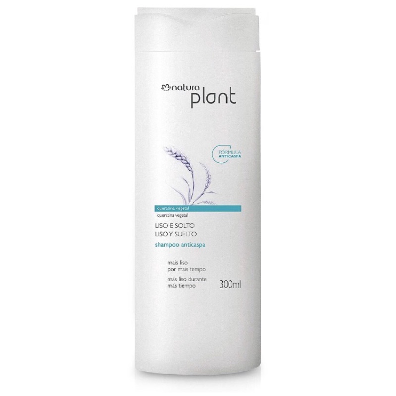 Shampoo Anticaspa Liso e Solto Natura Plant - 300 ml | Shopee Brasil