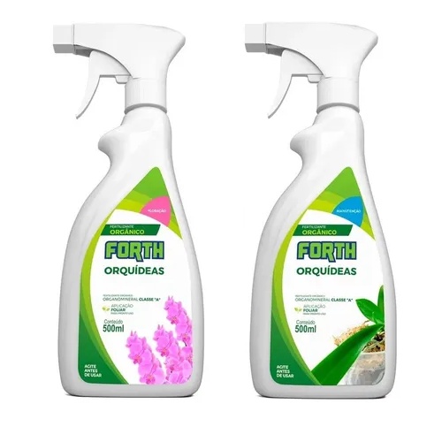 Kit Fertilizante Forth Orquideas Manutenção e Floração 500ml - Home & Living