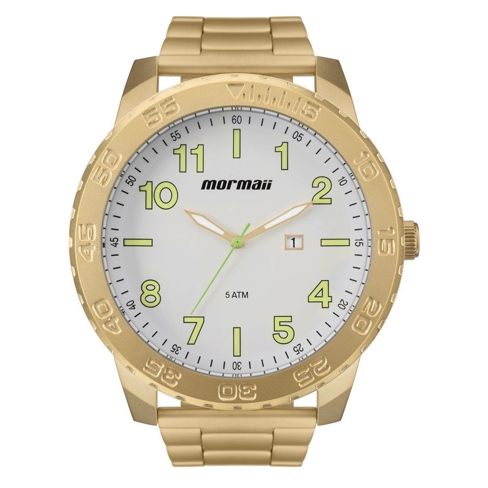 Relogio Mormaii Masculino Dourado Mo2115Be/4B - Watches