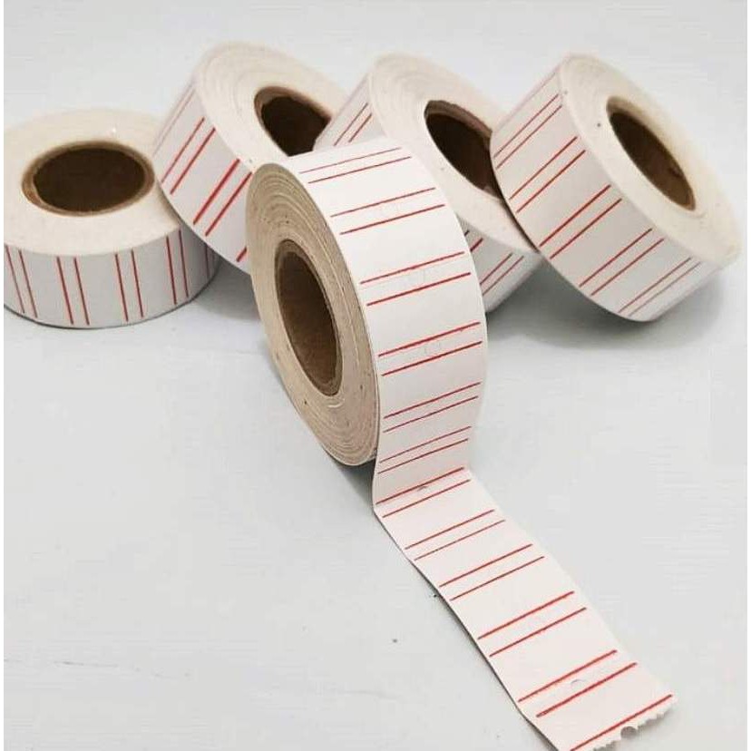 Rolo de Etiqueta p Etiquetadora de Preço MX5500 - 700 ETIQUETAS (CADA ROLO) em Oferta na Shopee