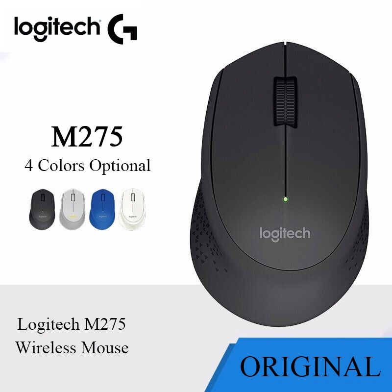 Logitech M275 Mouse Sem Fio 2.4GHz Tecnologia Sem Fio Para O Escritório Laptop Usando