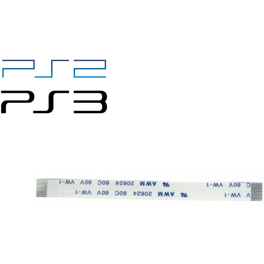 Cabo Flat da placa Power Reset para PS2 e PS3