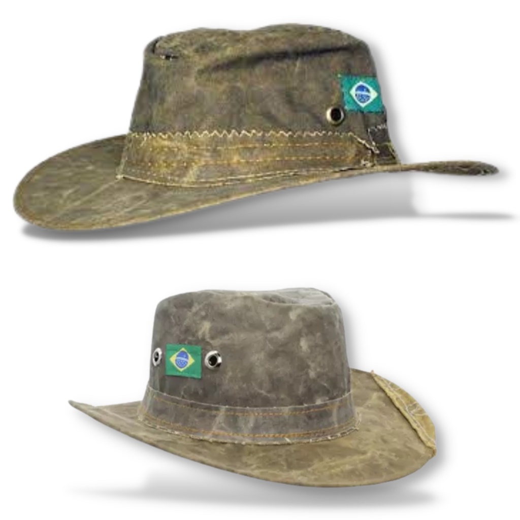 Chapeu Country Rodeio De Lona Rancho Texas Caipira Masculino Ch23 ...