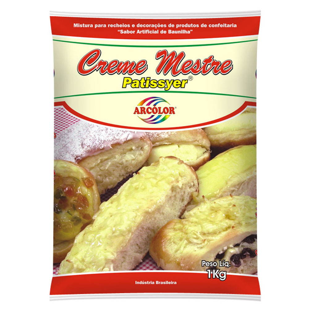Creme Confeiteiro Mestre Patissyer 1kg - Arcolor