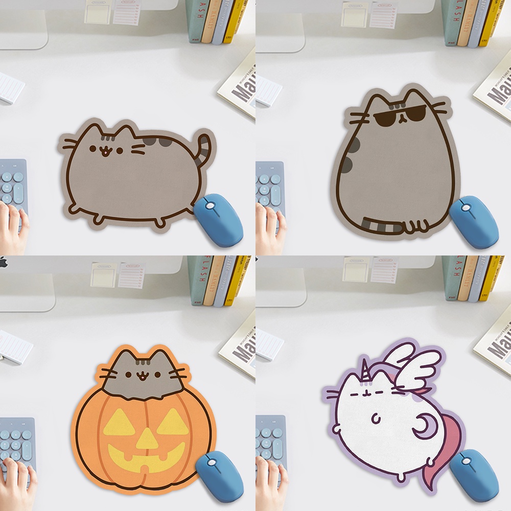 Mouse Pad Formato Gato Pusheen Especial Pequeno Computador Portátil