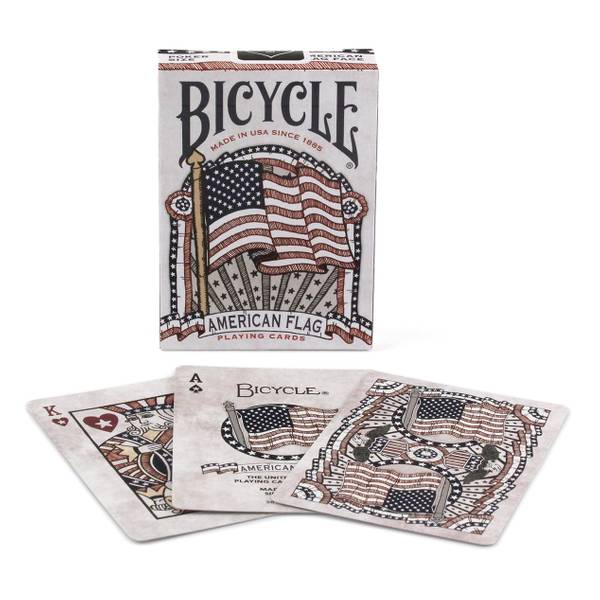 Baralho Bicycle American Flag - Uspcc Poker Magica Cardistry