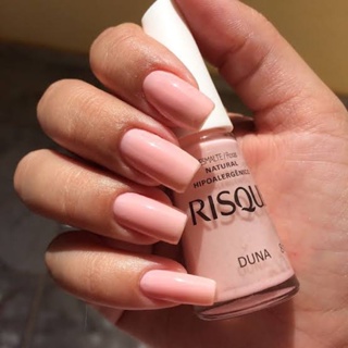 Esmalte Risqué Duna Natural - Hipoalergênico 8ml em Oferta na Shopee