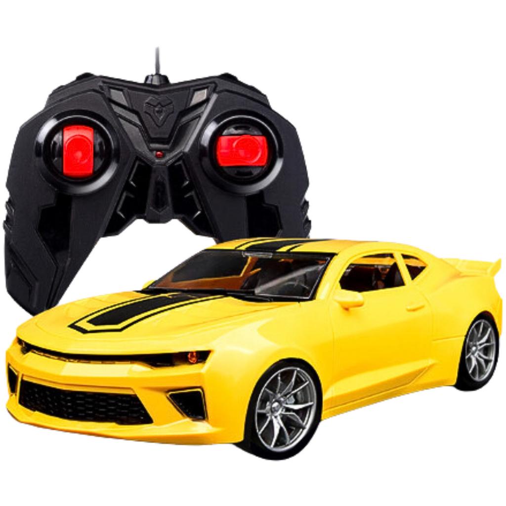 Carrinho Controle Remoto Super Corrida Camaro Ferrari Lamborghini Acende Farol Brinquedo Carro