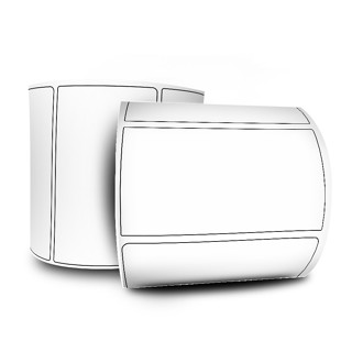 Etiqueta Adesiva 80x40 mm Couchê 32 Metros - 2 Rolos em Oferta na Shopee