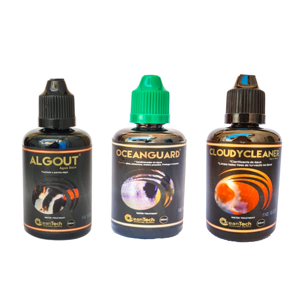 Kit Ocean Guard 50ml + Cloud Clean 50ml + Algout 50ml