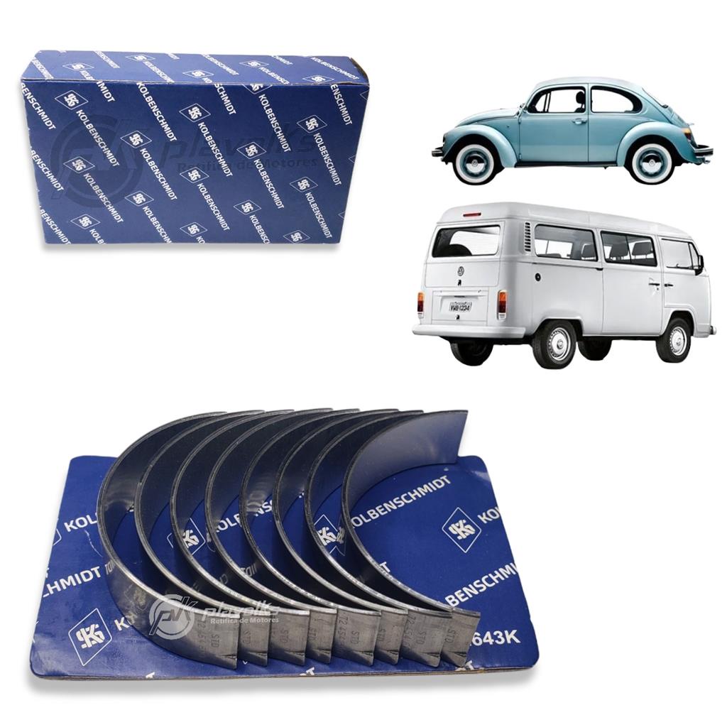 Jg Bronzina De Biela Vw Fusca Kombi Brasilia Variante 1300 1500 1600 Ar