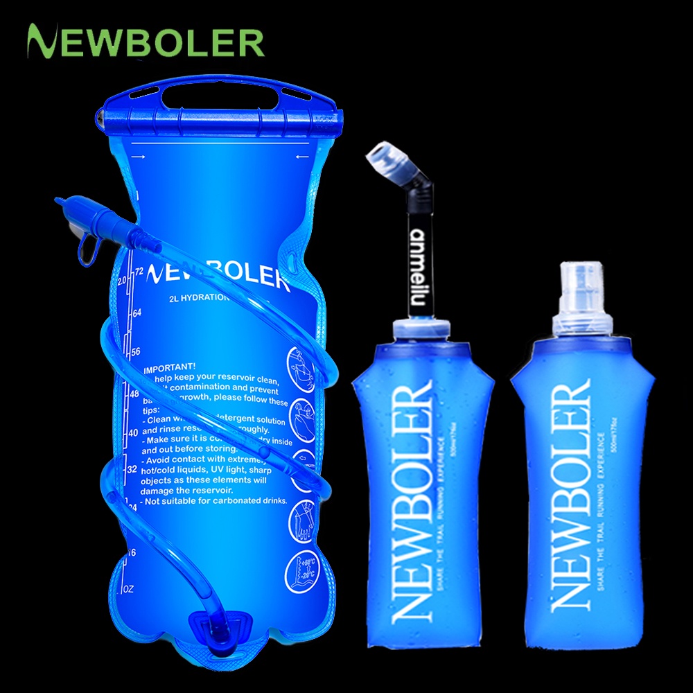 NEWBOLER Garrafa De Água De 1L/1,5/2L/3L Sem BPA 500ml Para Caminhada E Ciclismo em Oferta na Shopee