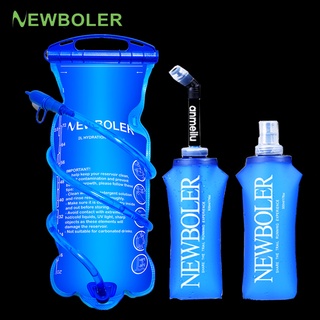 NEWBOLER Garrafa De Água De 1L/1,5/2L/3L Sem BPA 500ml Para Caminhada E Ciclismo