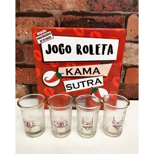 Jogo Roleta Shot Kama Sutra Tequila Namoro Casal - Unika
