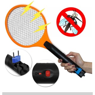 Raquete Elétrica Bivolt 110v~220v Mata Mosquito Dengue Insetos Recarregável MX