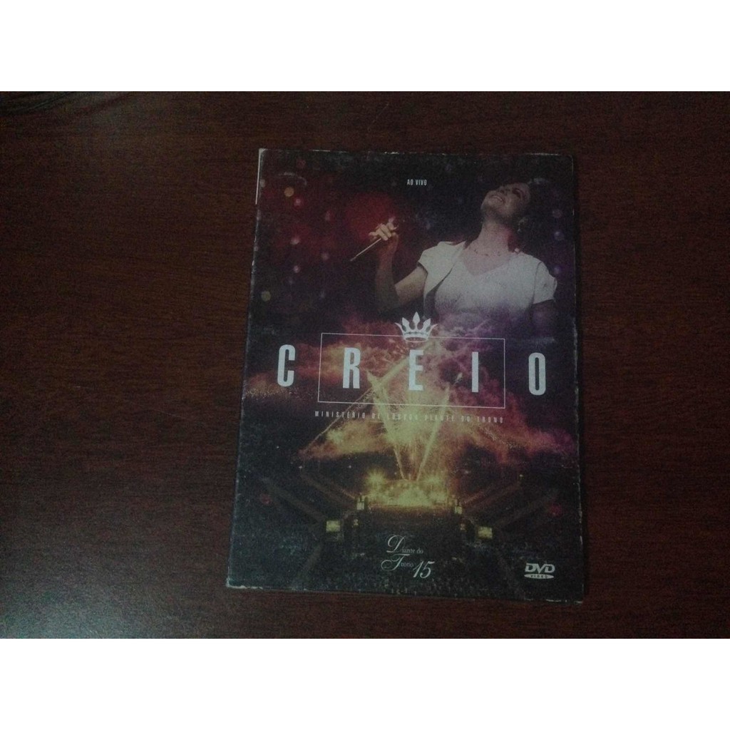 Dvd Diante Do Trono Eu Creio Otimo Estado