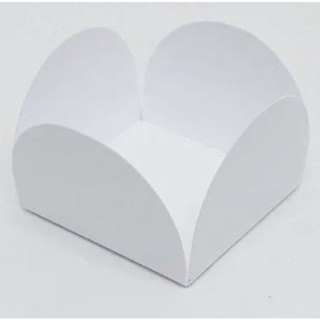 500 Forminhas Brancas  4 Pétalas Brigadeiros 3,5x3,5x2,5 em Oferta na Shopee