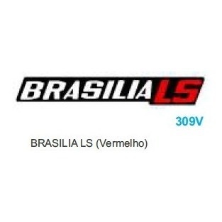 Emblema Letreiro Brasilia Ls - Régua - Volkswagen