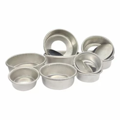 Forma Alumínio Para Pão de Mel Redondo Nº1 - 52x20(mm) BWB com 12 Unidades