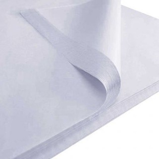 Papel De Seda 30x70 Branco Alvejado 100 Folhas