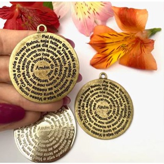 Medalha Pai Nosso Grande (5 unidades) em Oferta na Shopee