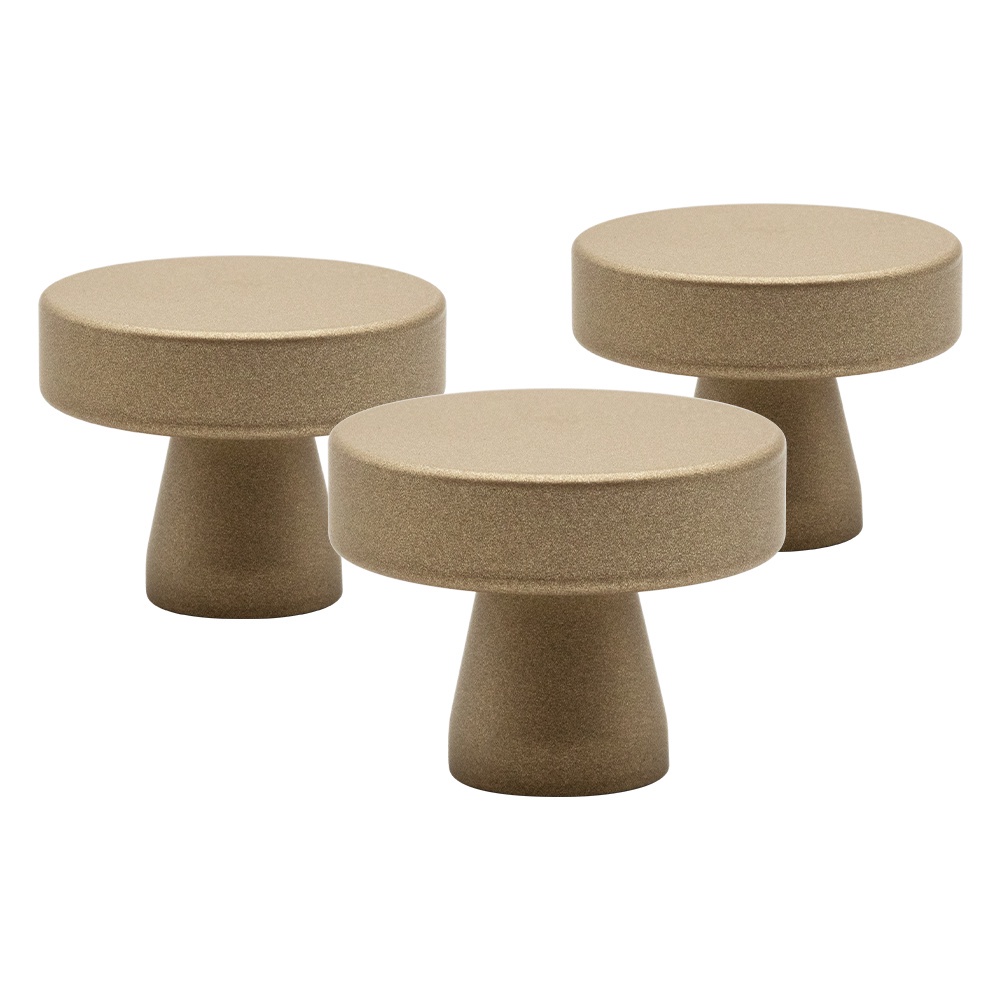 3 Peças Puxadores Botao Para Comoda Armario Moveis 34mm
