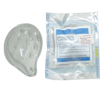 Oclusor Acrílico Estéril - tampão de olho em Oferta na Shopee