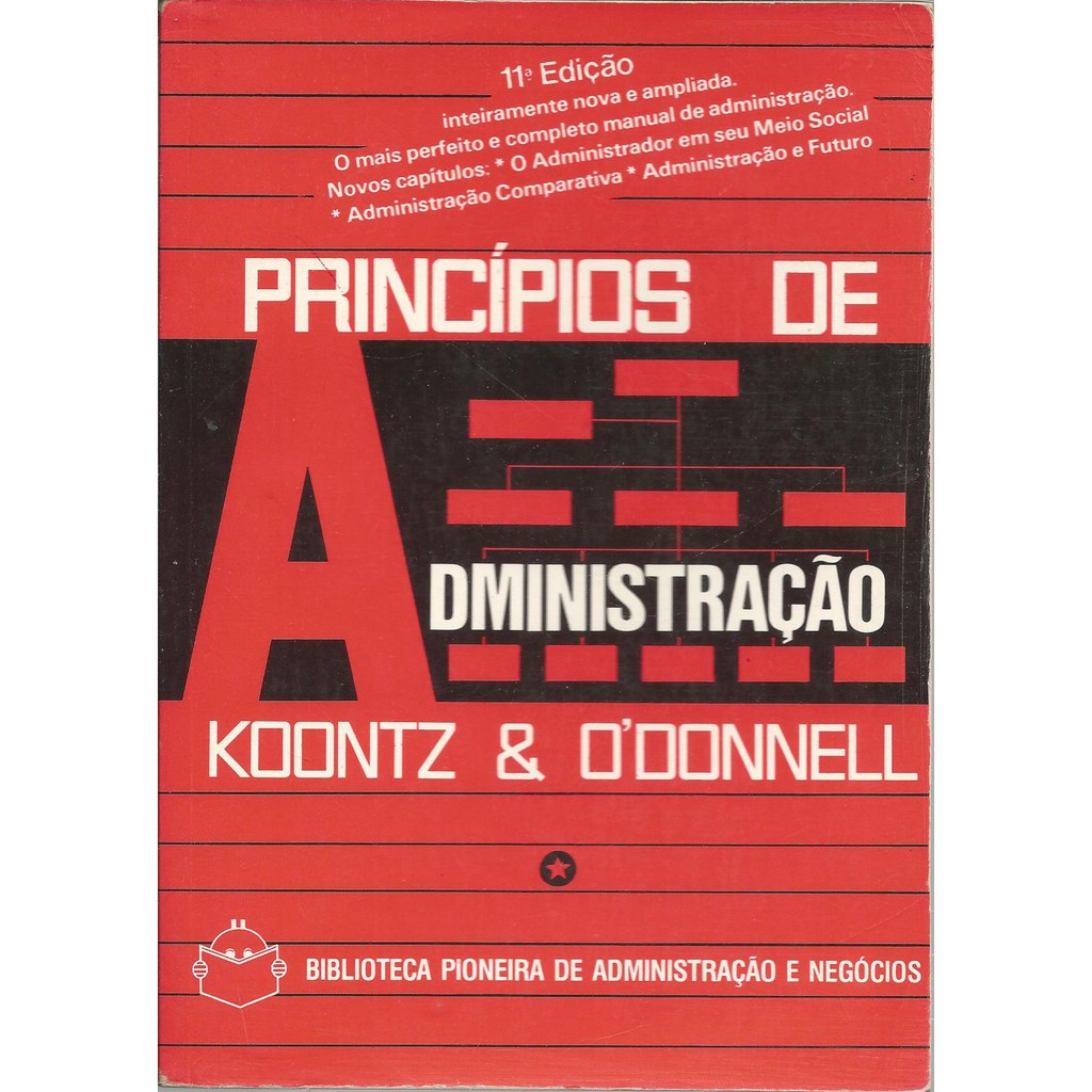 Livros Princípios De Administração, Volumes 1 E 2, Koontz
