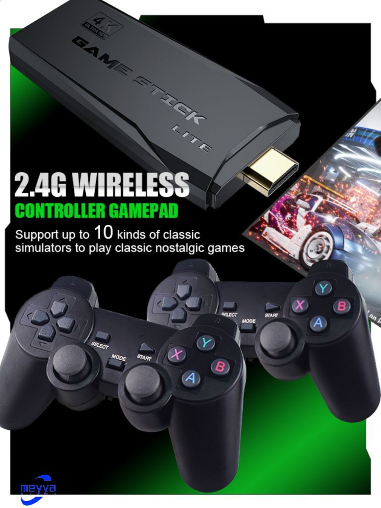 4K Retro Consoles de Videogame,Smart Videogame TV Stick,10.000 jogos Retro  Classic Gamin 2.4G Wireless Gamepads Controlador (64G) : :  Games e Consoles