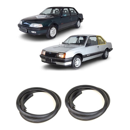 Jogo Borracha Vidro Lateral Traseiro Movel Monza 82/96 Pvc em Oferta na Shopee