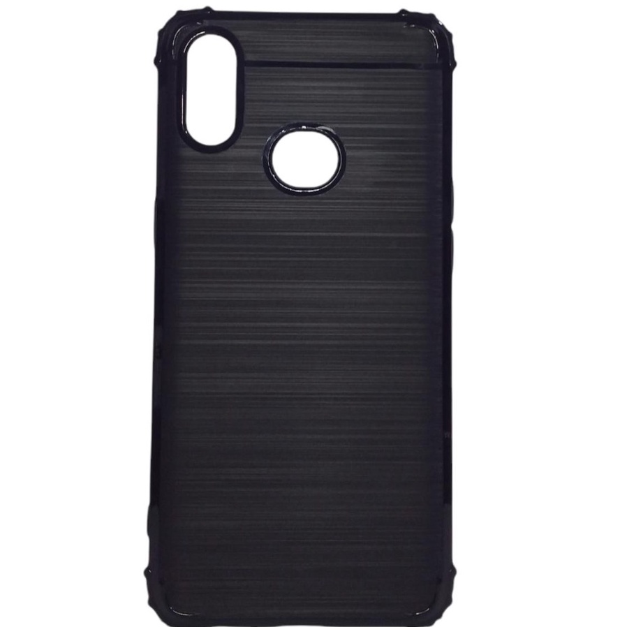 Capa Capinha Case Xiaomi Redmi Note 7 Preta Escovada Anti-Impacto