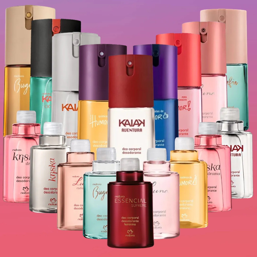 Deo Corporal Natura Feminino Embalagem Completa ou Refil 100ml | Shopee ...