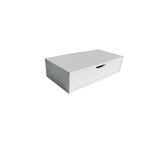 Mesa De Cabeceira Penteadeira Gaveta Suspensa Aéreo Escritório Prateleira Decoração 100 % Mdf Móveis Ester Mgs