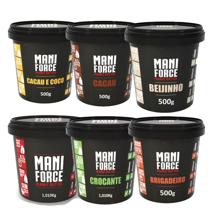 Pasta de Amendoim Integral Vários Sabores - Maniforce