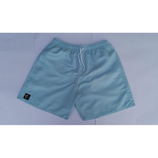 Short Bermuda Mauricinho Masculina Tactel Lisa Azul Bebê Moda Praia Promoção
