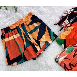 Kit 3 Shorts Envelope Feminino Tecido Viscose