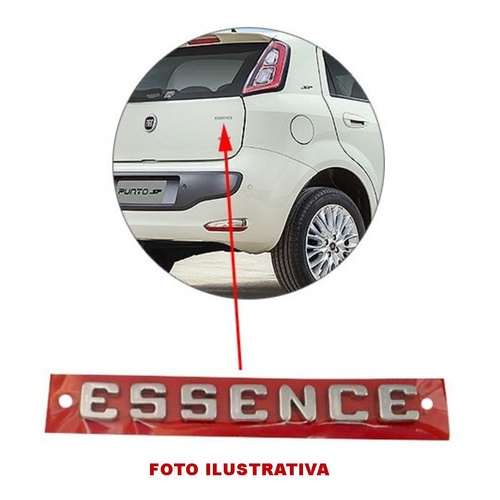 Emblema Essence  Cromado Fiat Uno Palio Siena Idea