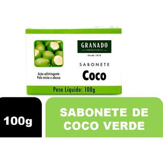 Sabonete Granado em Barra Coco 100g em Oferta na Shopee