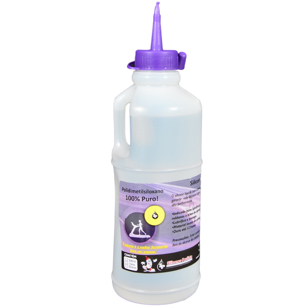 Lubrificante Esteira Bicicleta Ergométrica 500ML Bico Aplicador