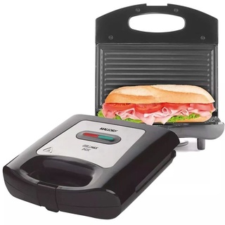 Sanduicheira Grill Max Elétrica Inox Antiaderente Mallory