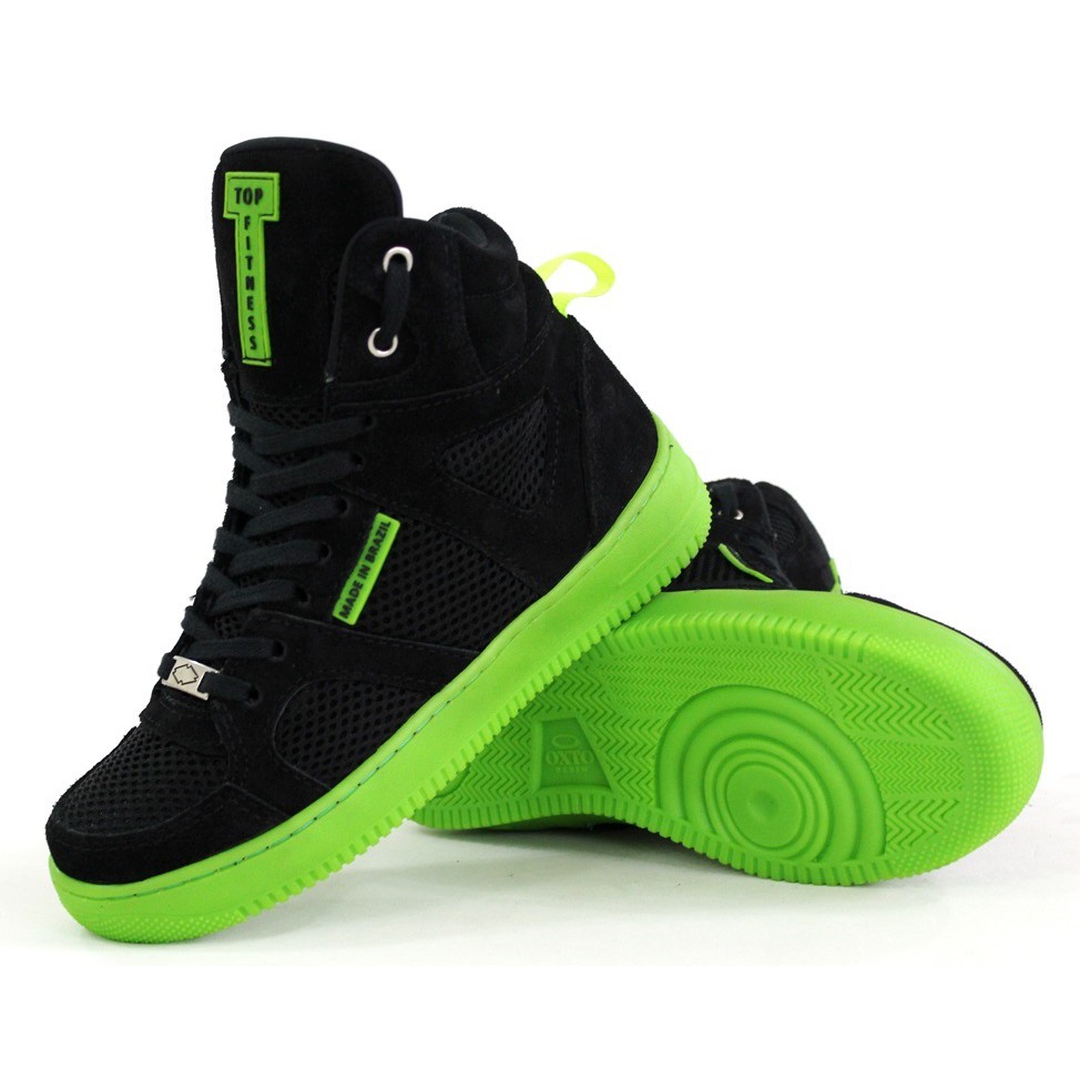 tenis para academia cano alto masculino