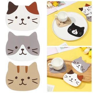 Porta-Copos De Silicone Antiderrapante Com Desenho De Gato/Chá/Copo Para Café/Acessórios De Cozinha
