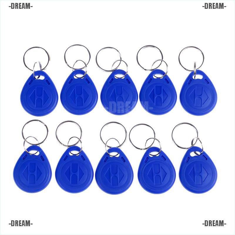 Sonho 10 Pcs Tk4100 Chaveiros 125 Khz Proximidade Rfid Id Card Token Tags Berloques Chave Nfc
