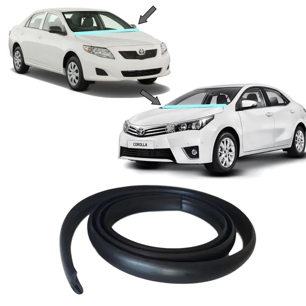 Borracha De Acabamento Vedação Churrasqueira Toyota Corolla Todos os Anos
