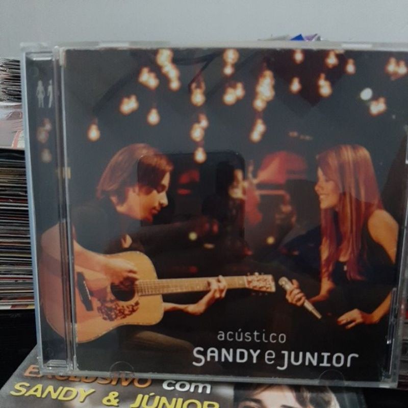Sandy E Junior - Cd Acústico - 2007 - Acrilico - Poster!! primeira tiragem da época AA60000  ( com , Ivete  , Lulu )