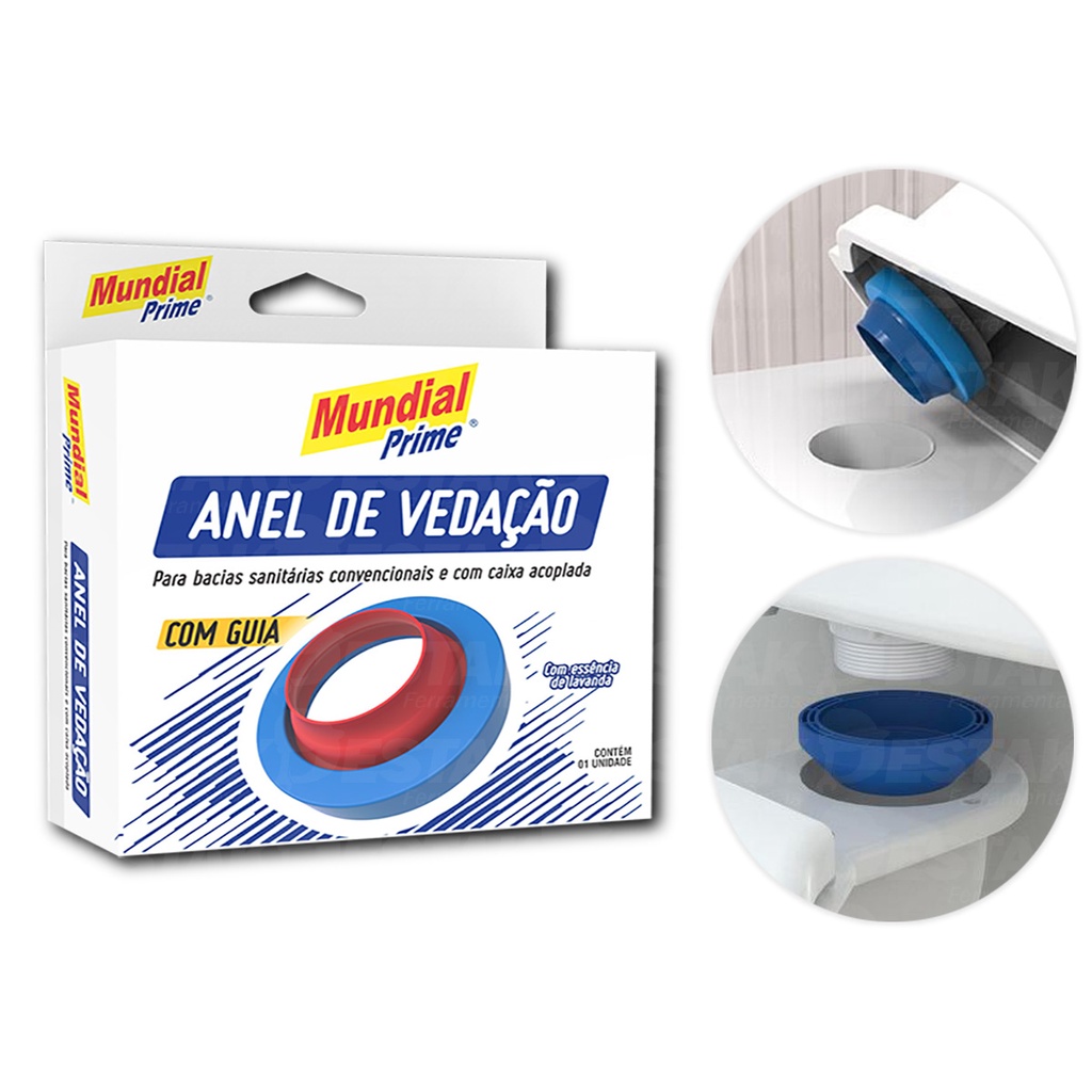 Anel De Vedação Para Vaso Sanitário Com Guia