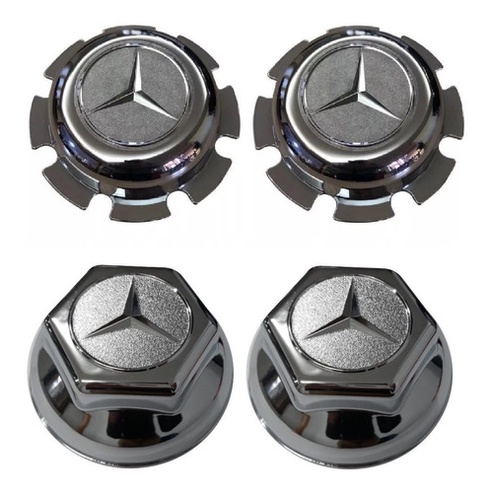 Kit Sobre Tampa Cubo Mercedes Benz 1620 Dianteira E Tração