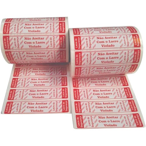 Etiqueta Lacre Delivery ifood Rappi - Kit 04 Rolos