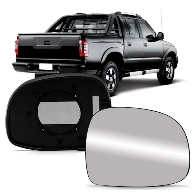 Lente Retrovisor S10 1995 1996 1997 1998 1999 2000 2001 2002 2003 2004 2005 2006 2007 2008 2009 2010 2011